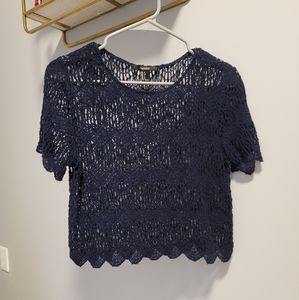 Forever 21 crochet cropped top